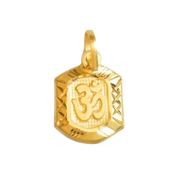 22 K GOLD OM PENDENT FOR KIDS by 