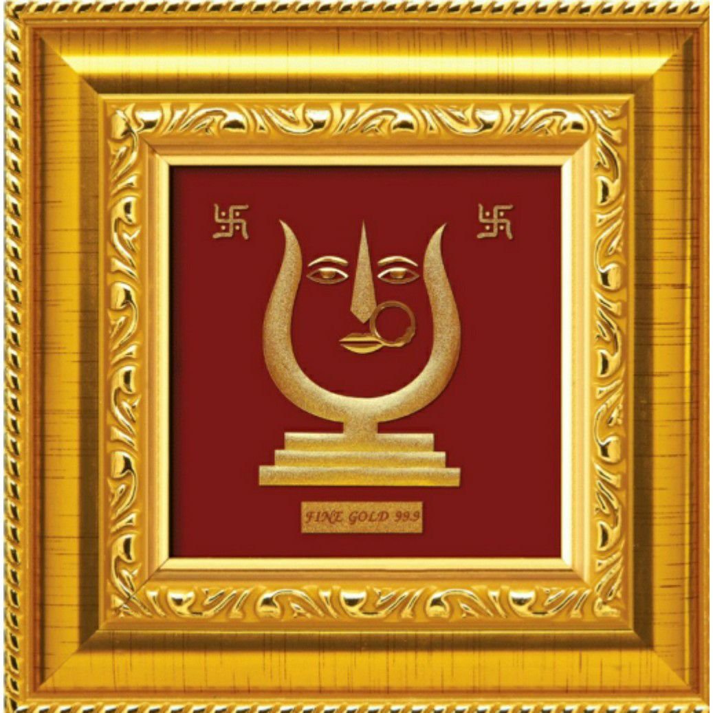 24 k gold devotional gift lord rani sati dadi photo frame rj-pga01